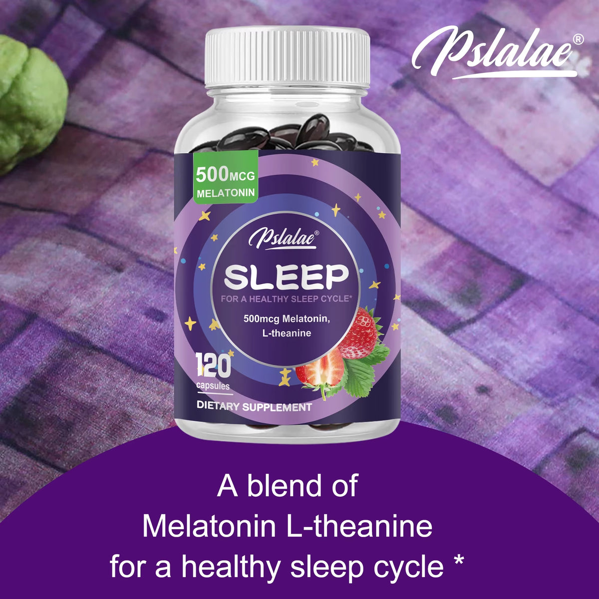 Sleep Aid Capsules - Relieve Stress, Promote Sleep, and Improve Sleep Quality - 120 Capsules